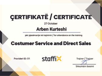 Customer Service and Direct Sales