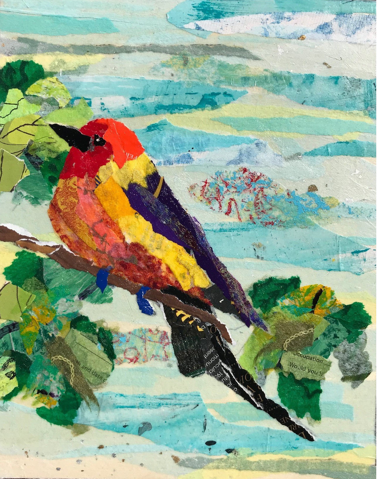 Bird on twig $90