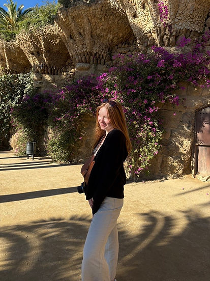 Image of Alex, the owner of Celia Co facing away from the camera
