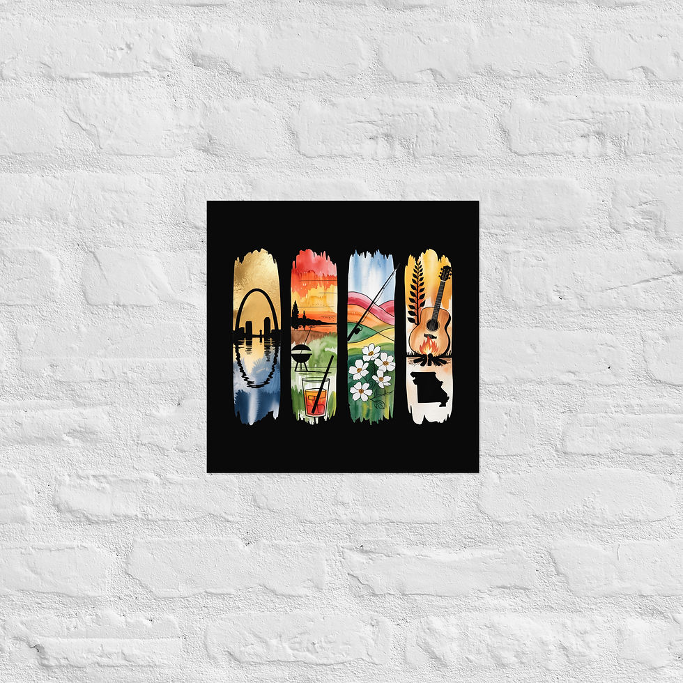 Thumbnail: Missouri - Gateway Arch, Nature Trails & River Views Poster