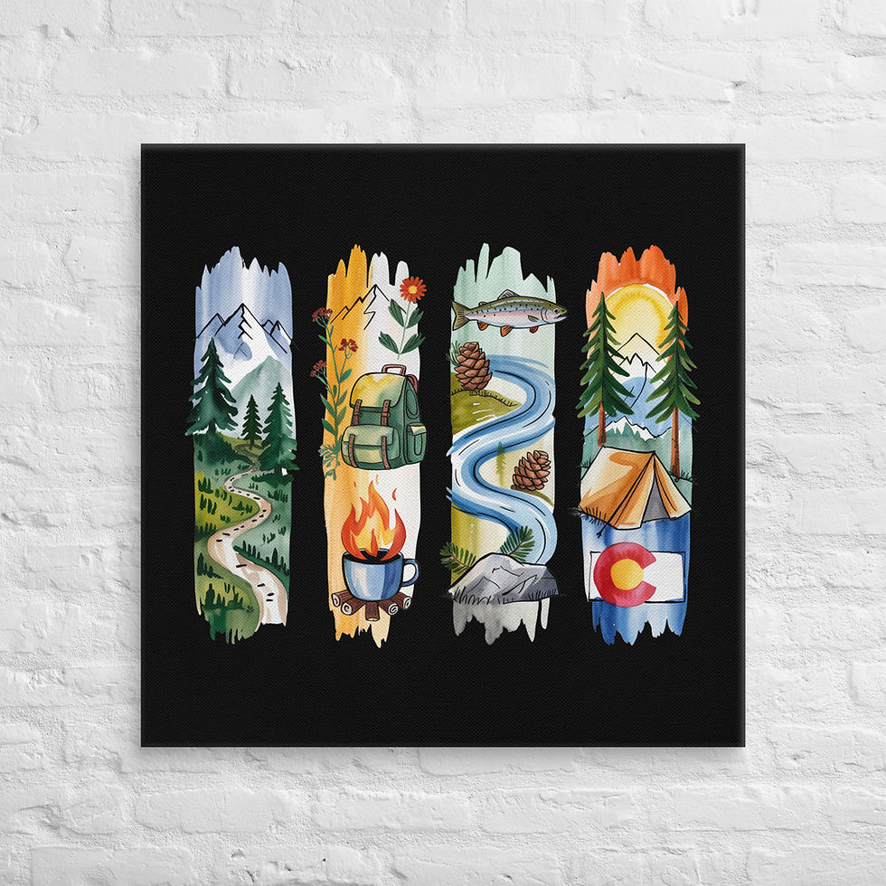 Thumbnail: Colorado - Mountains, Hiking, Camping & Scenic Beauty Canvas