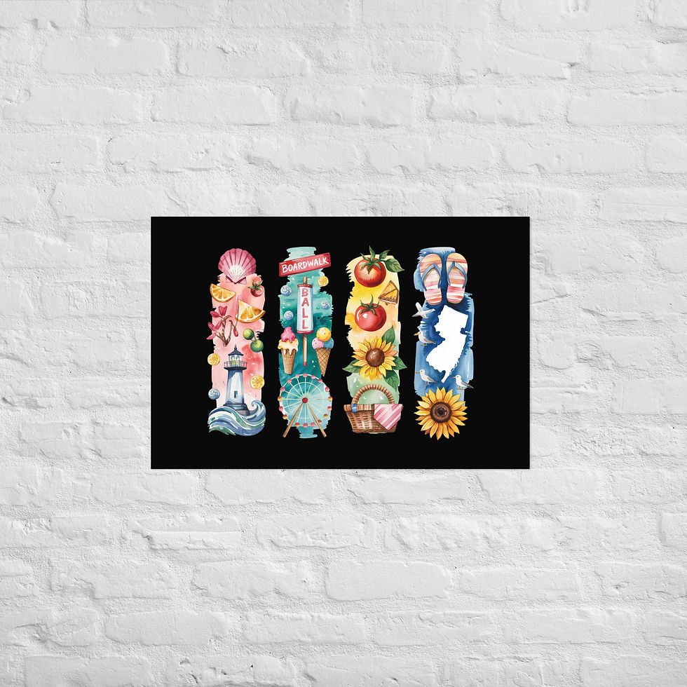 Thumbnail: New Jersey Life - Shoreline, City, Culture & Charm Poster