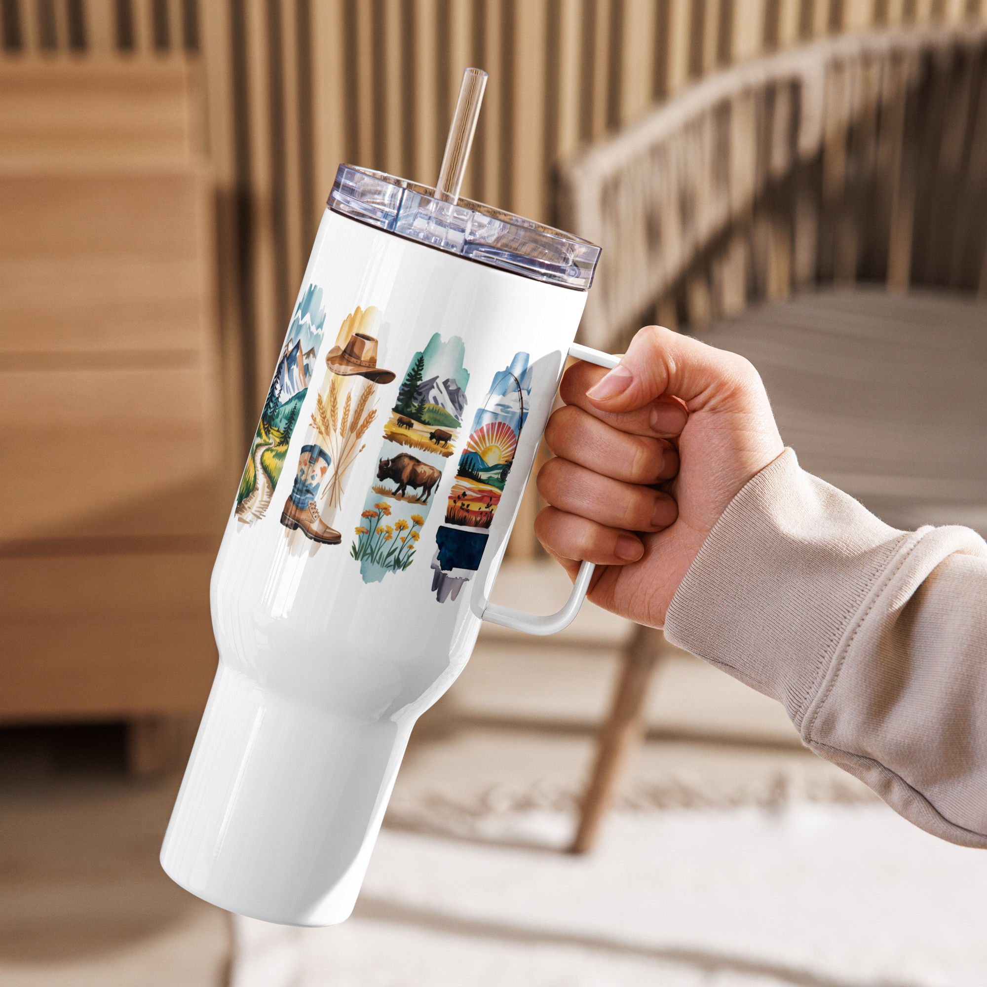 Montana - National Parks, Peaks, Wildlife & Wonder Travel Mug