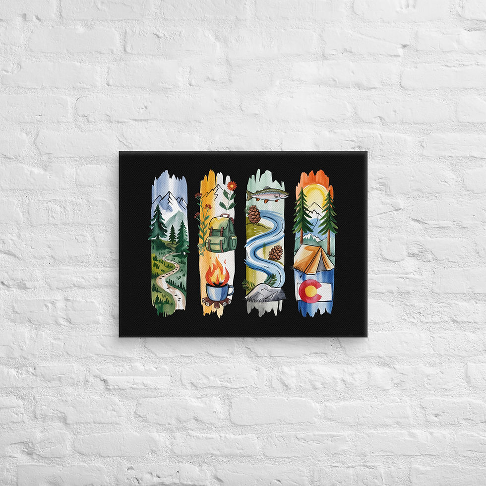 Thumbnail: Colorado - Mountains, Hiking, Camping & Scenic Beauty Canvas