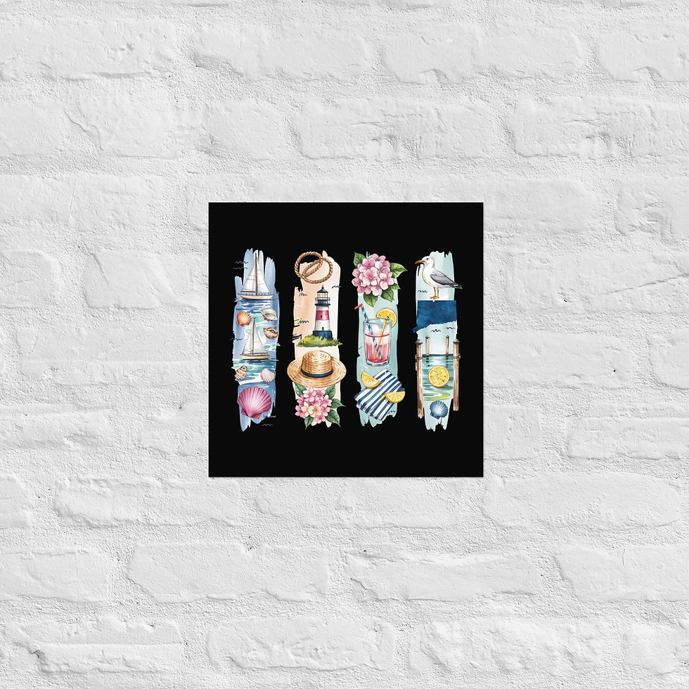 Thumbnail: Connecticut Vibes - Shoreline, Trails, and Seaside Life Poster