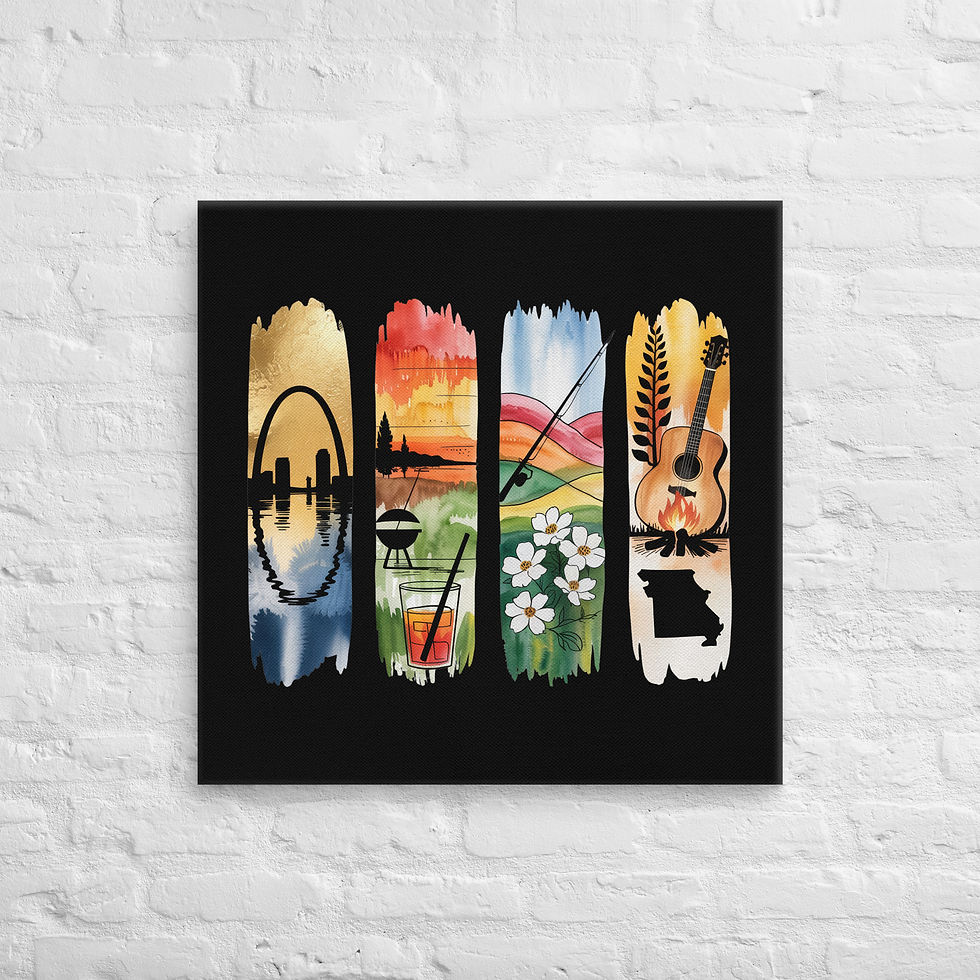 Thumbnail: Missouri - Gateway Arch, Nature Trails & River Views Canvas