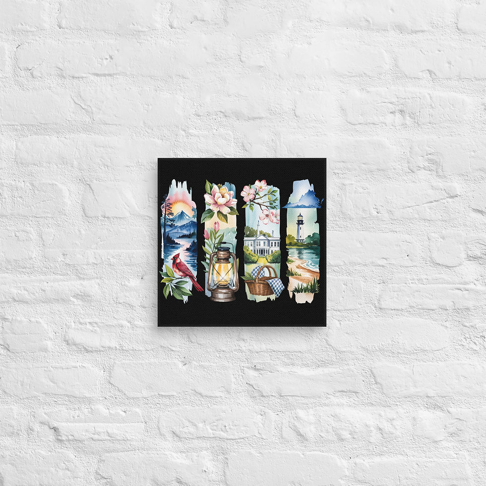 Thumbnail: Virginia Views - Nature, History & Brushstroke Beauty Canvas