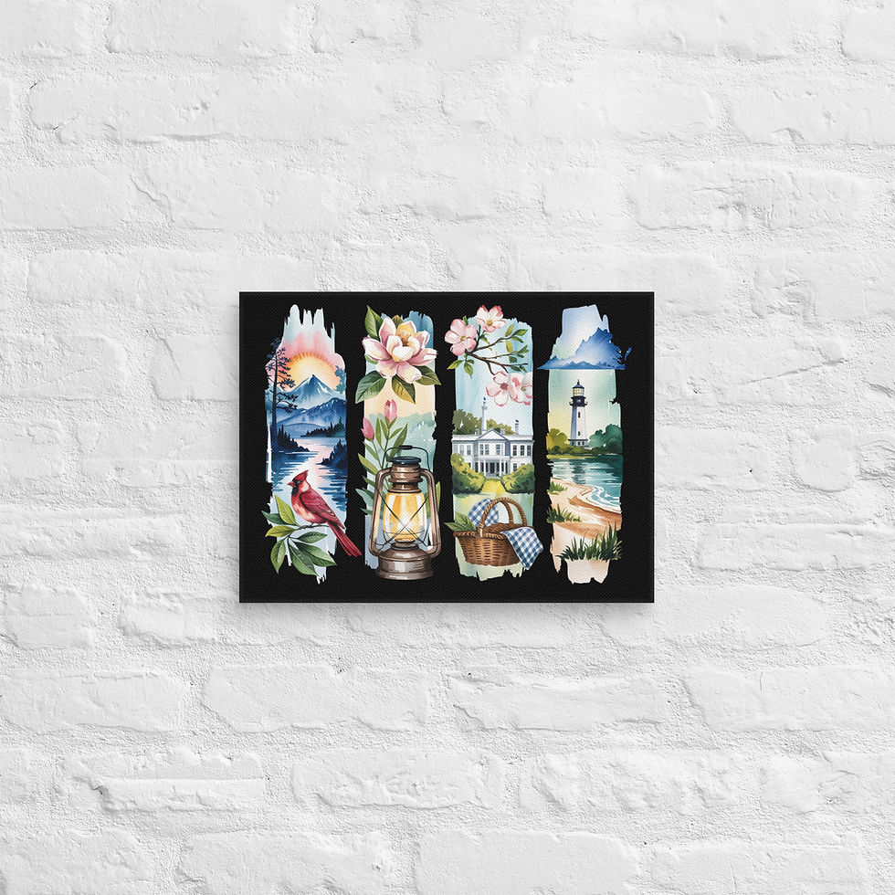 Thumbnail: Virginia Views - Nature, History & Brushstroke Beauty Canvas