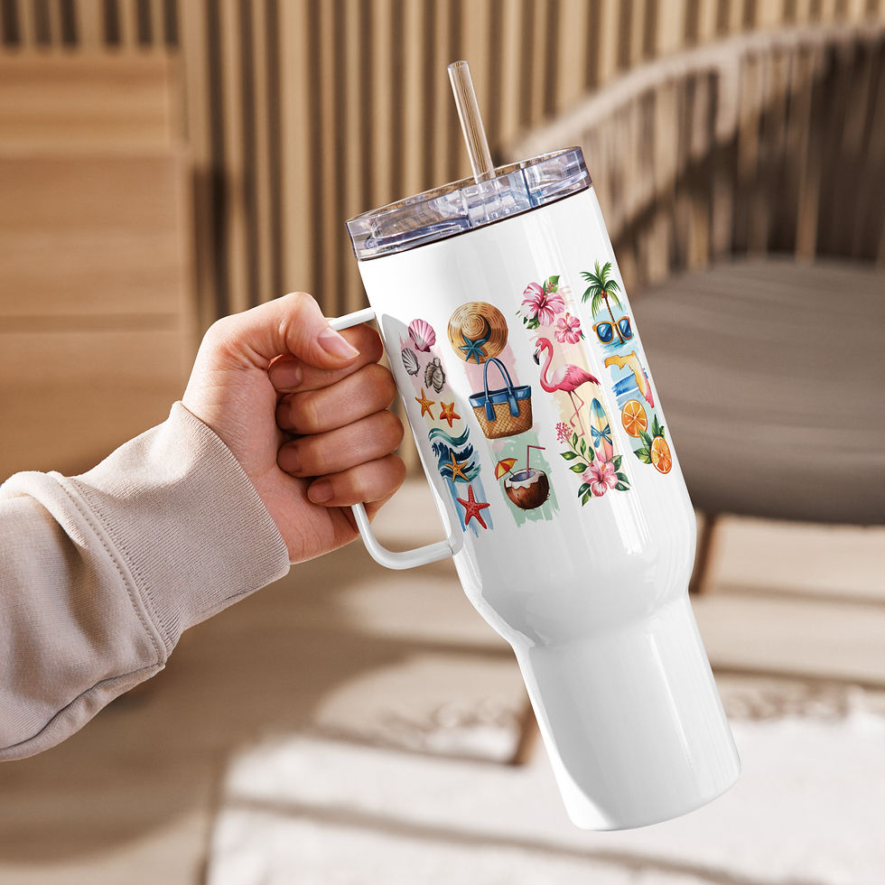 Thumbnail: Florida - Sunshine State, Beach, Palm Trees & Ocean Travel Mug