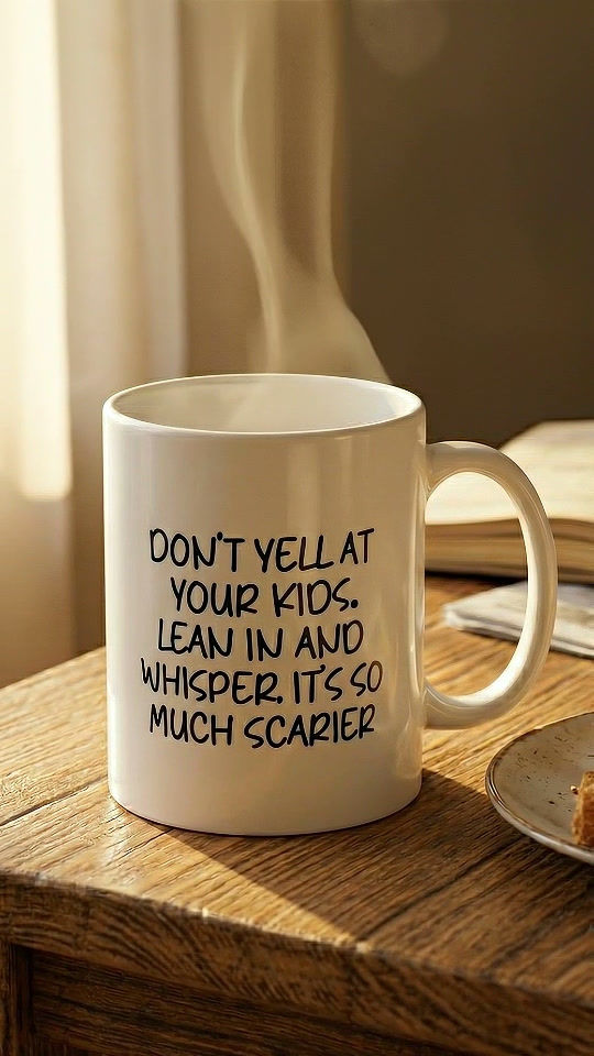 Thumbnail: Funny Don't Yell At Kids Mug | Sarcastic Parenting Joke | Mother's Day Gift