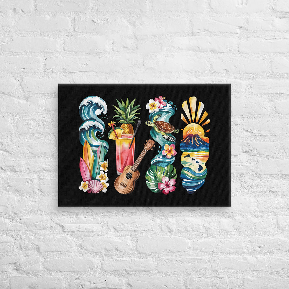 Thumbnail: Hawaii Islands - Beach, Corals, Culture & Natural Beauty Canvas