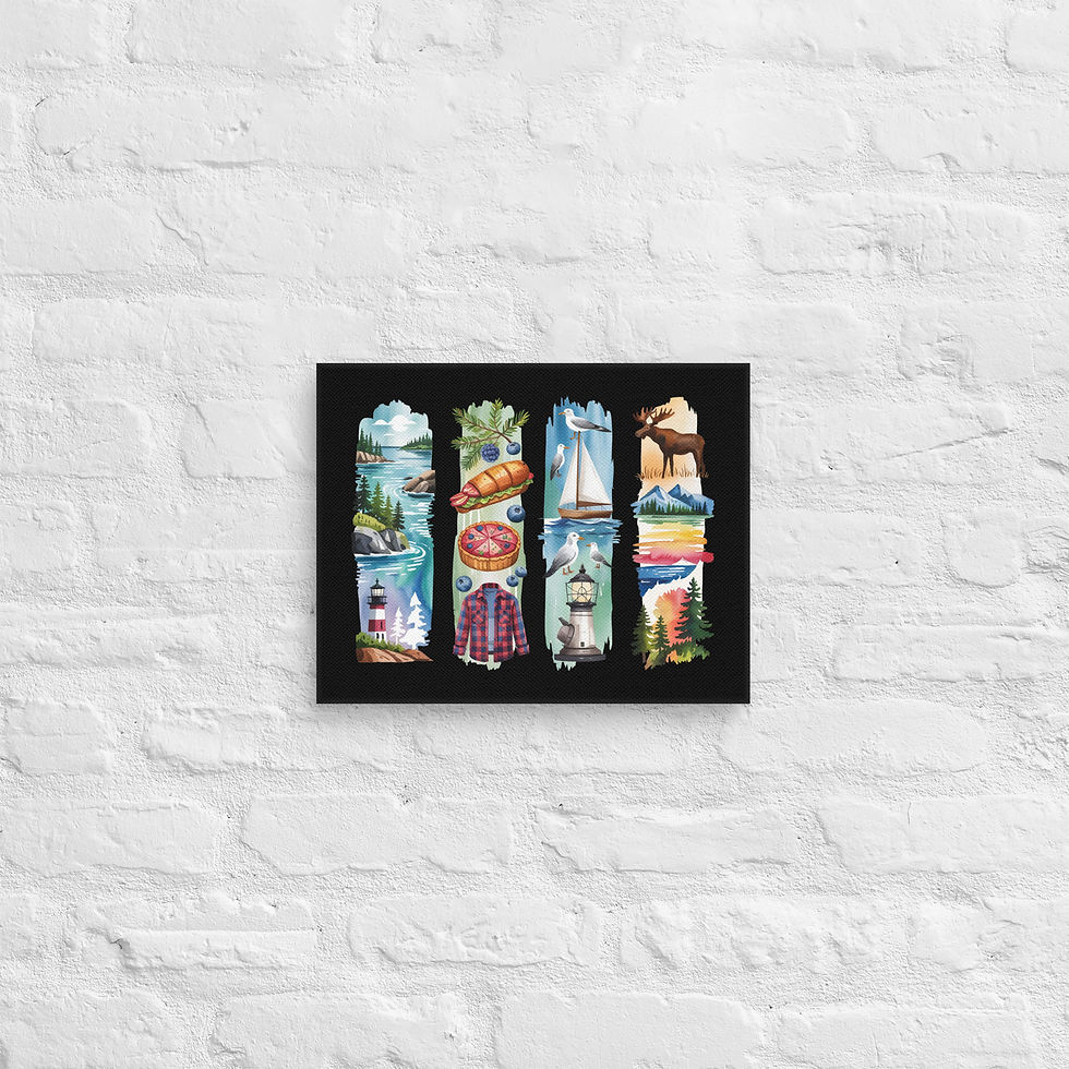 Thumbnail: Maine - Coastlines, Pines, National Parks & Lighthouses Canvas