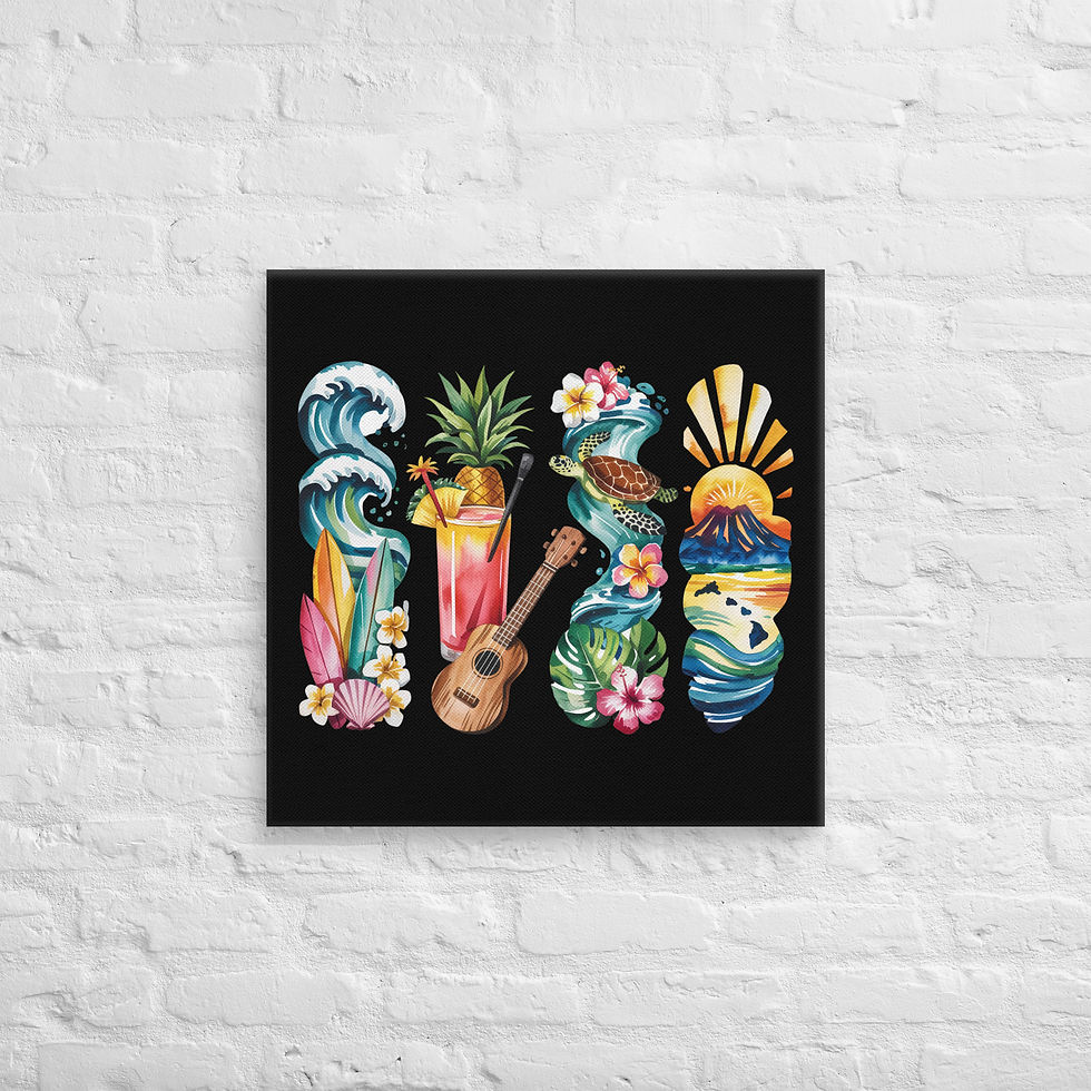 Thumbnail: Hawaii Islands - Beach, Corals, Culture & Natural Beauty Canvas