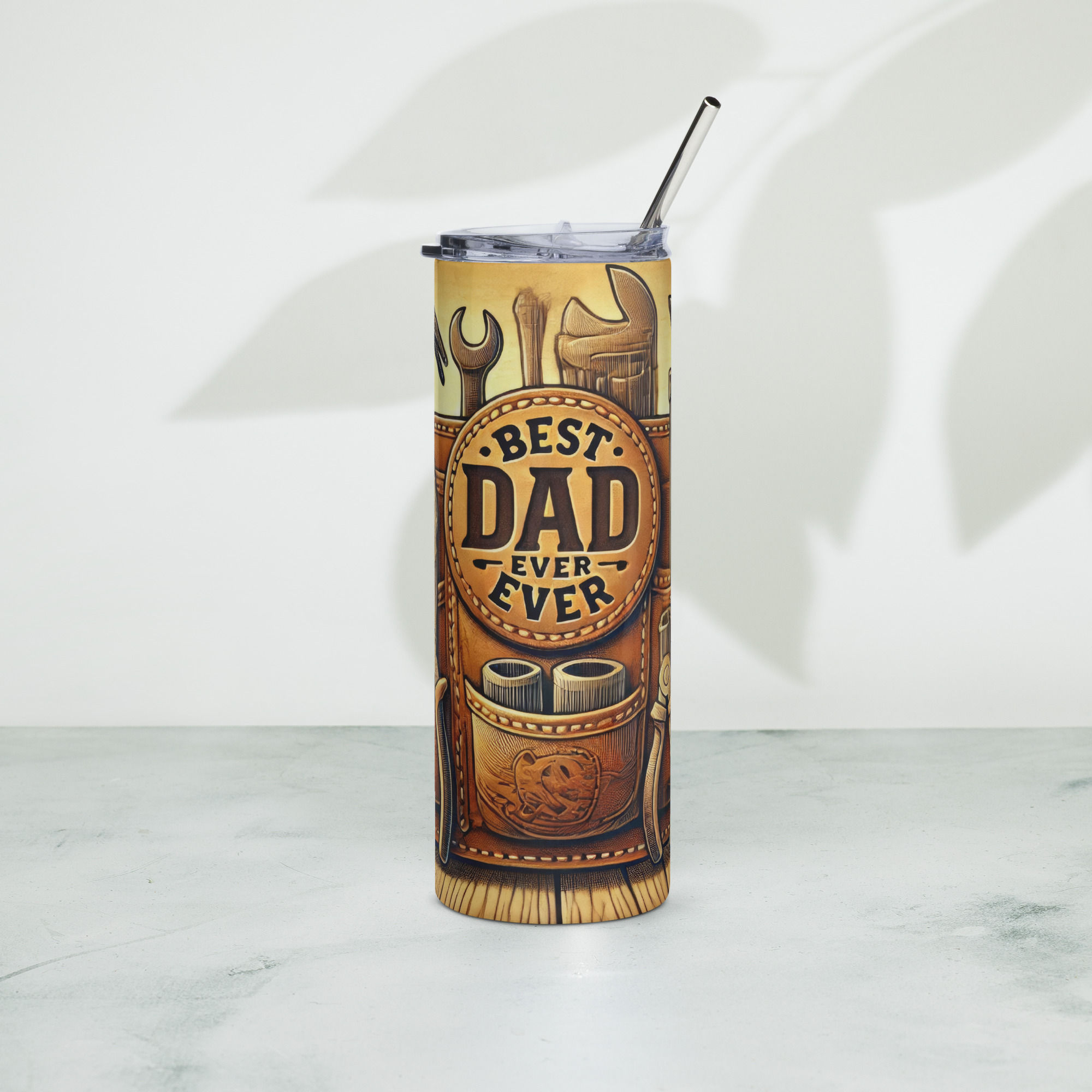 Best Dad Ever Tool Belt – Handy Father’s Day Gift Stainless Steel Tumbler
