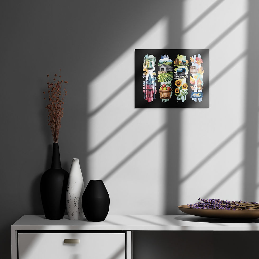 Thumbnail: Pennsylvania Pride - History, Farms & Heritage Vibes Metal Prints