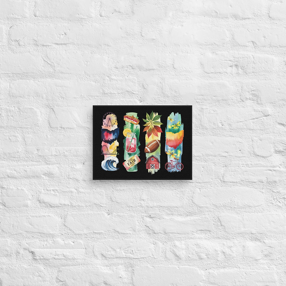 Thumbnail: Ohio Pride - Nature, Football & Heartland Vibes Canvas