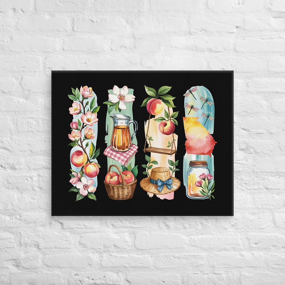 Thumbnail: Scenic Georgia - Mountains, Peaches, and Coastal Charm Canvas