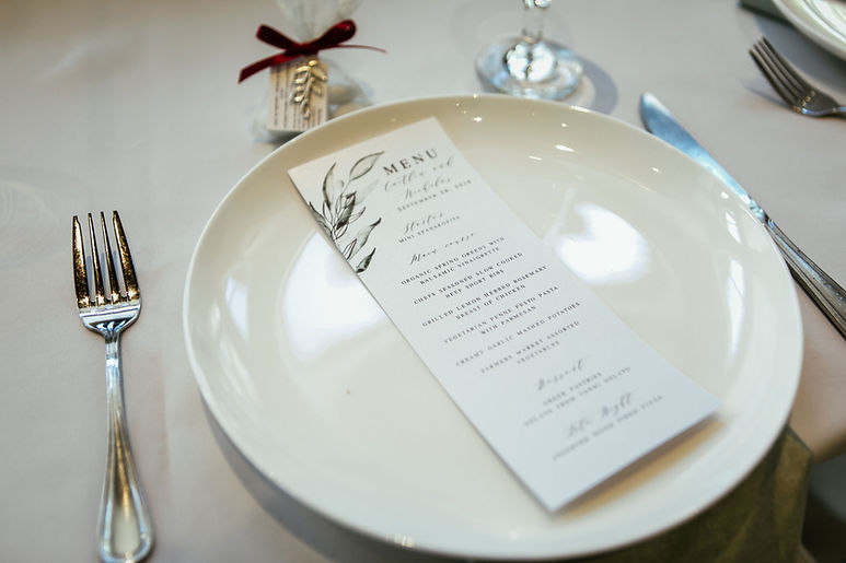 Creative Services Catering Menu