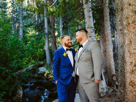 Wasatch Mountain Lodge | LGBTQ Wedding | Utah Wedding Photographer | Silver Lake | Log Cabin Wedding