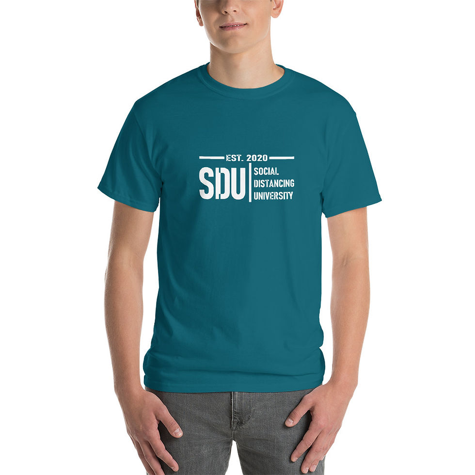 Thumbnail: SDU Social Distancing University Men's Short Sleeve T-Shirt