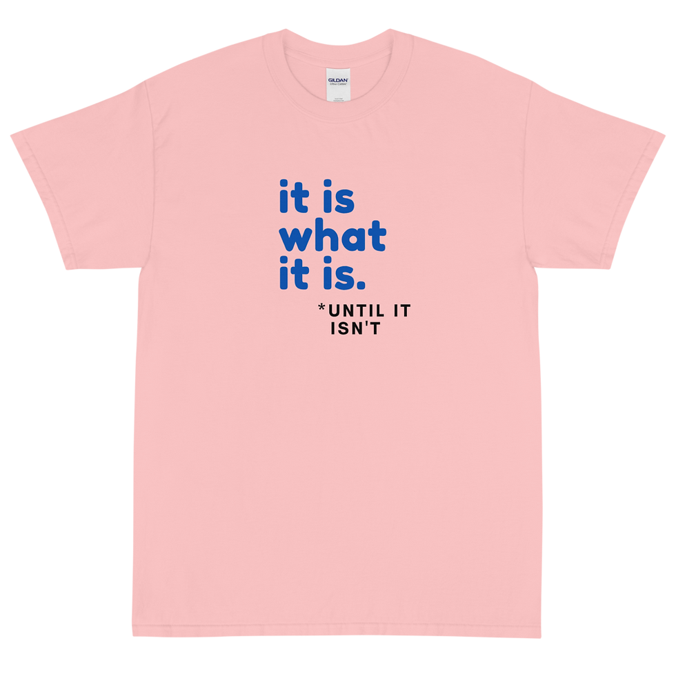 Thumbnail: It Is What It Is - Until It Isn't -- Men's Short Sleeve T-Shirt