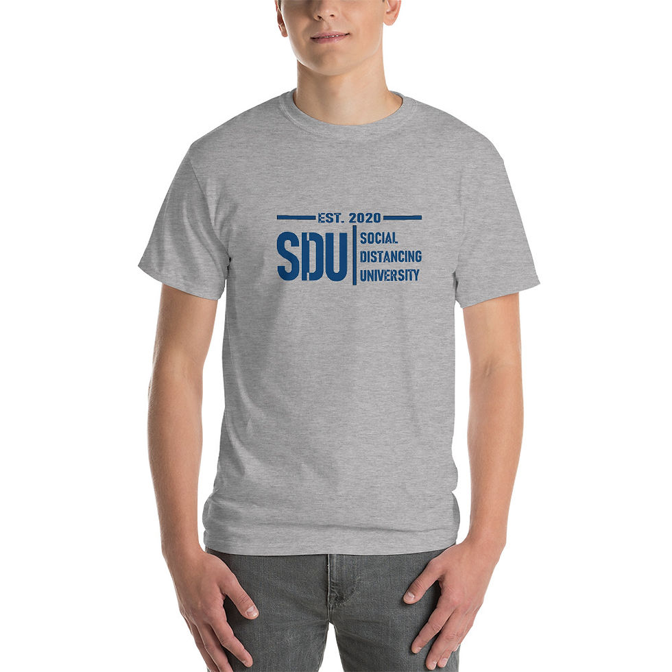 Thumbnail: SDU Social Distancing University Men's Short Sleeve T-Shirt