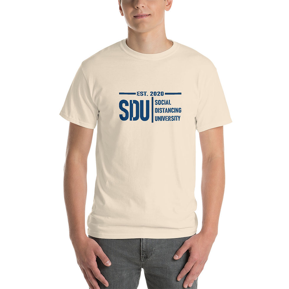 Thumbnail: SDU Social Distancing University Men's Short Sleeve T-Shirt