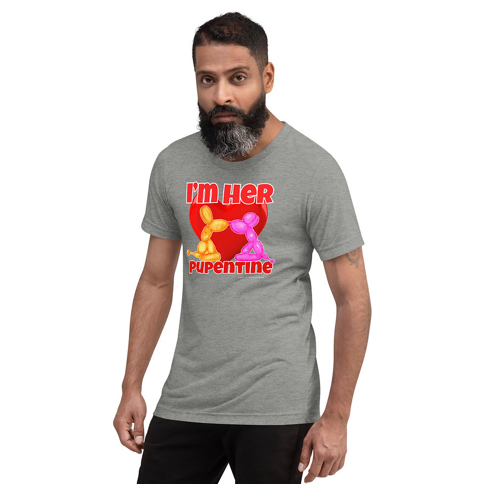 Thumbnail: "I'm Her Pupentine" Short sleeve t-shirt (9 colors to choose from!)