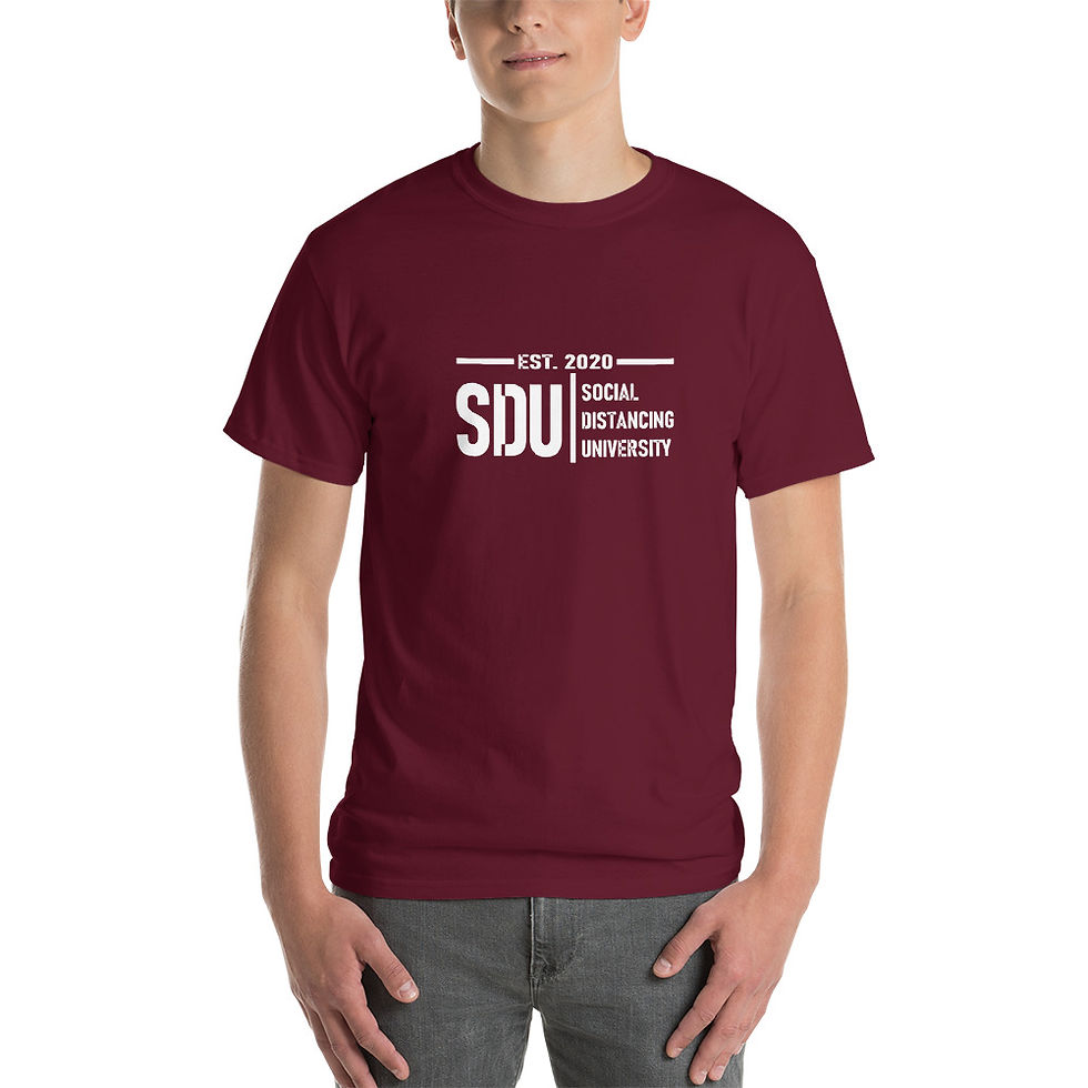 Thumbnail: SDU Social Distancing University Men's Short Sleeve T-Shirt