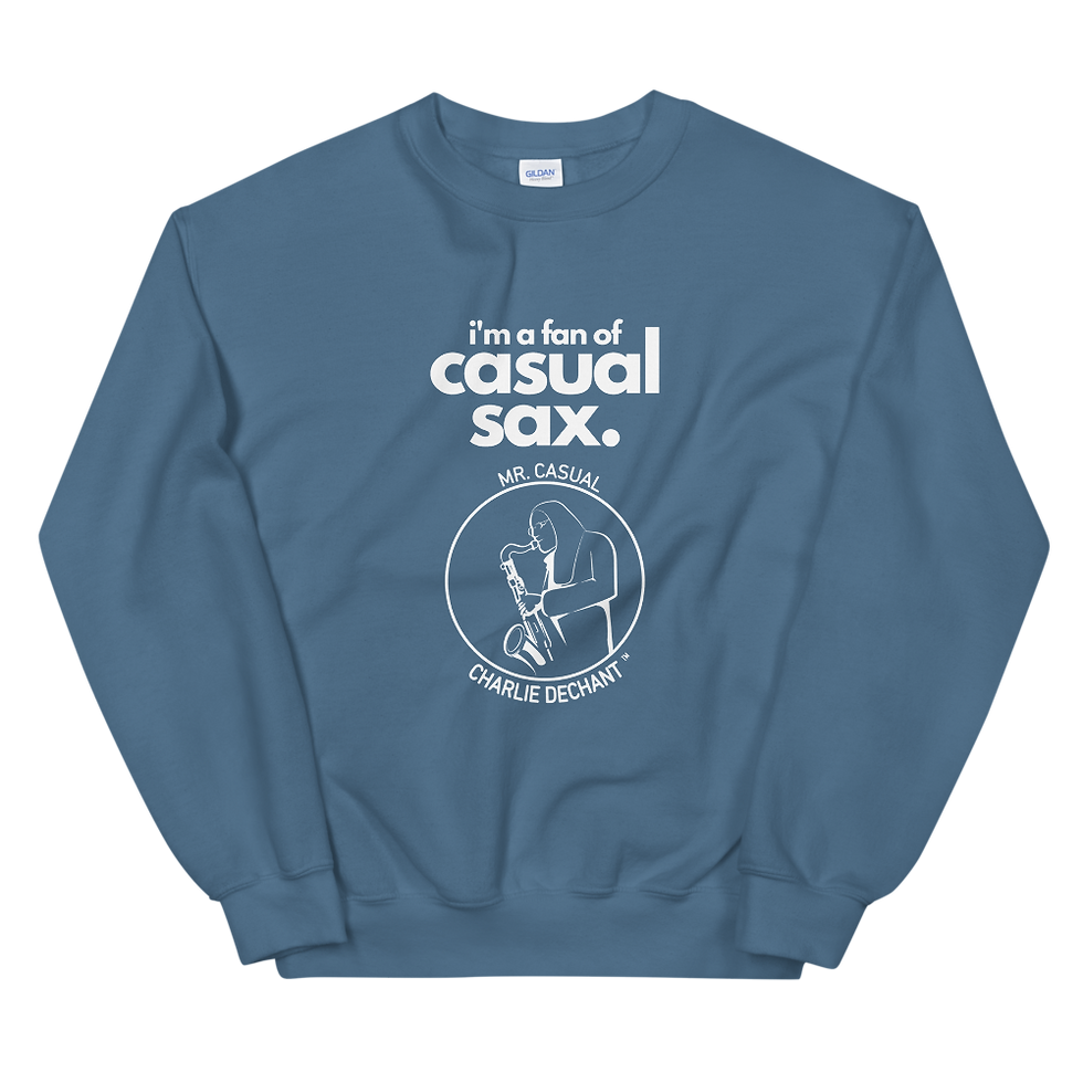 Thumbnail: Mr. Casual "Casual Sax" Unisex Sweatshirt - Winter Collection