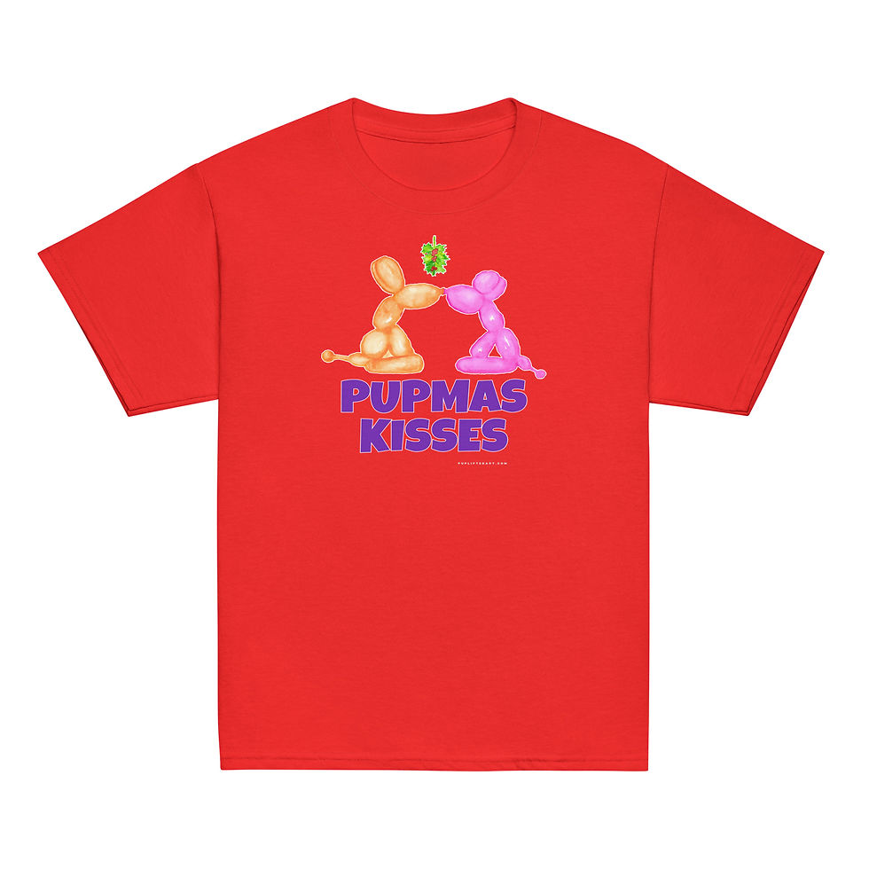 Thumbnail: "Pupmas Kisses" Youth classic tee