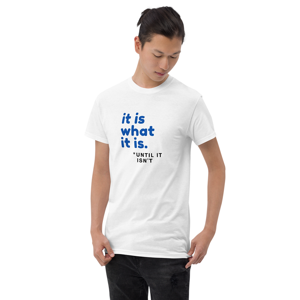 Thumbnail: It Is What It Is - Until It Isn't -- Men's Short Sleeve T-Shirt
