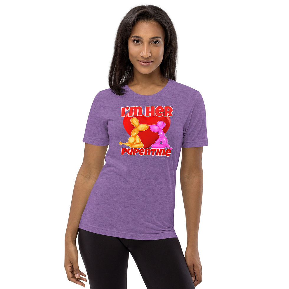 Thumbnail: "I'm Her Pupentine" Short sleeve t-shirt (9 colors to choose from!)