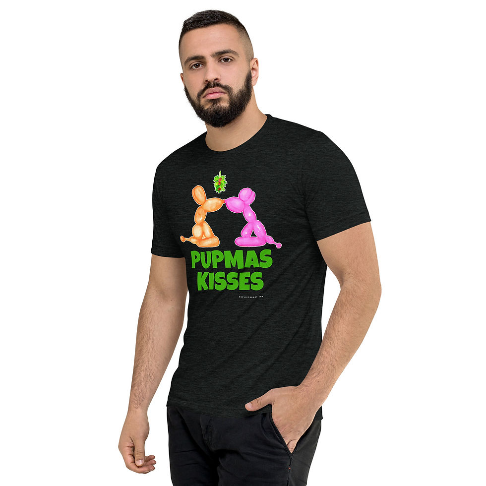 Thumbnail: "Pupmas Kisses" Short sleeve t-shirt
