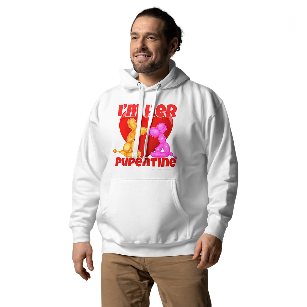 Thumbnail: "I'm Her Pupentine" Unisex Valentine's Hoodie (9 colors to choose from!)