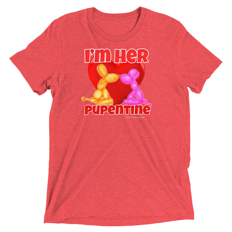 Thumbnail: "I'm Her Pupentine" Short sleeve t-shirt (9 colors to choose from!)