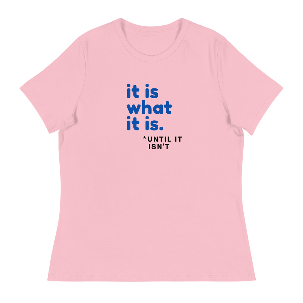 Thumbnail: It Is What It Is - Until It Isn't -- Women's Relaxed T-Shirt
