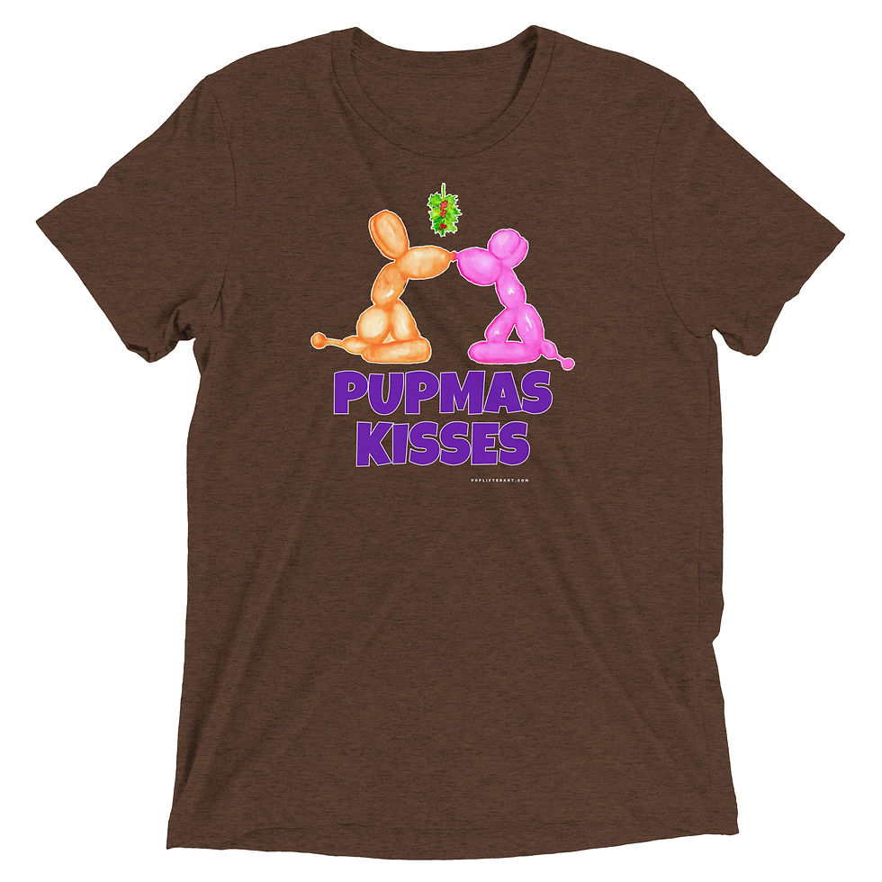 Thumbnail: "Pupmas Kisses" Unisex Short sleeve t-shirt