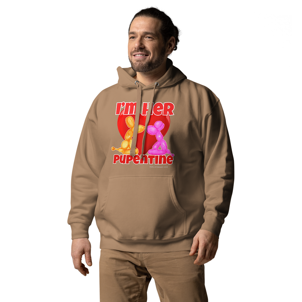 Thumbnail: "I'm Her Pupentine" Unisex Valentine's Hoodie (9 colors to choose from!)