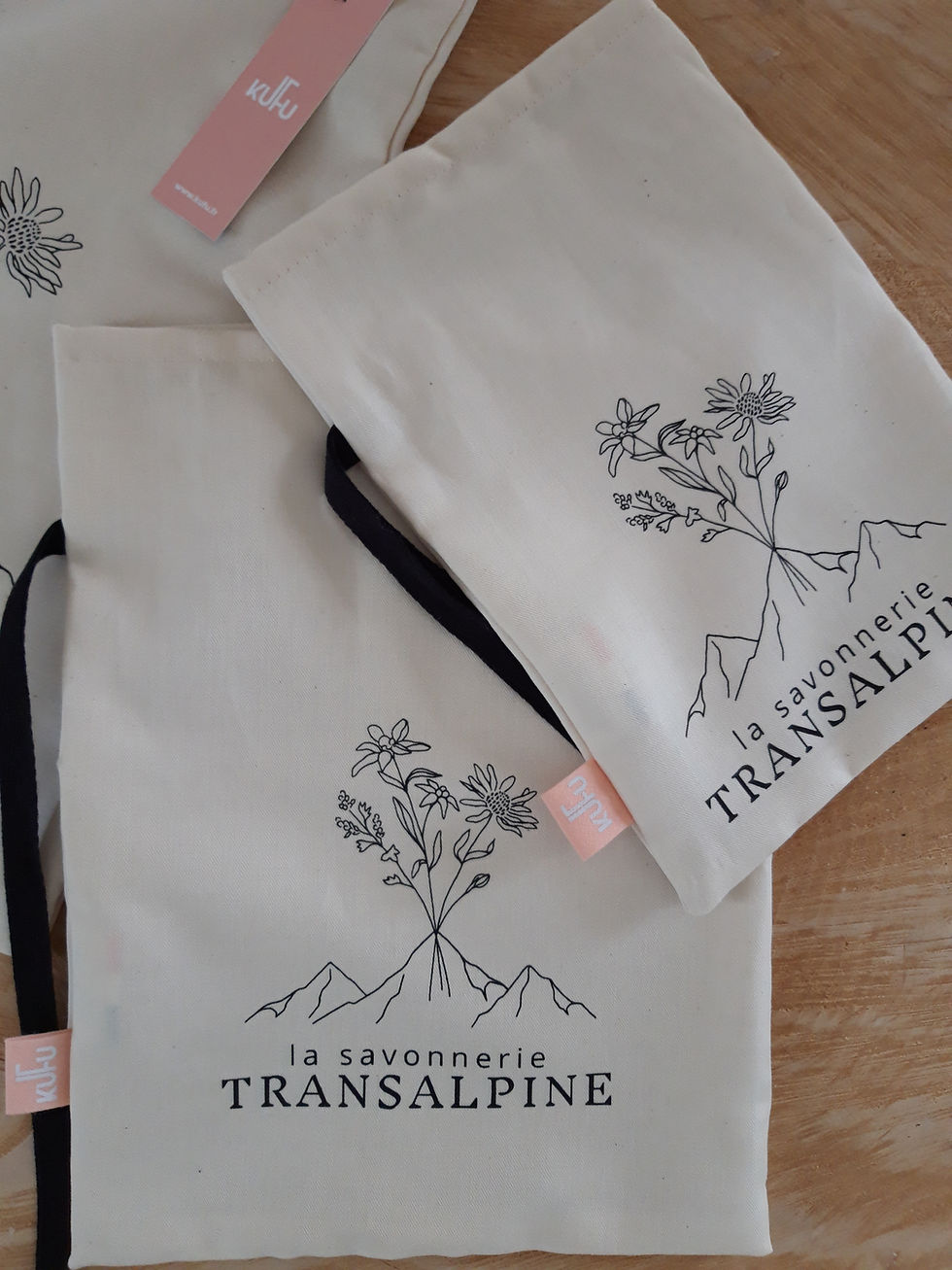 Miniature : Pochette coton sérigraphiée