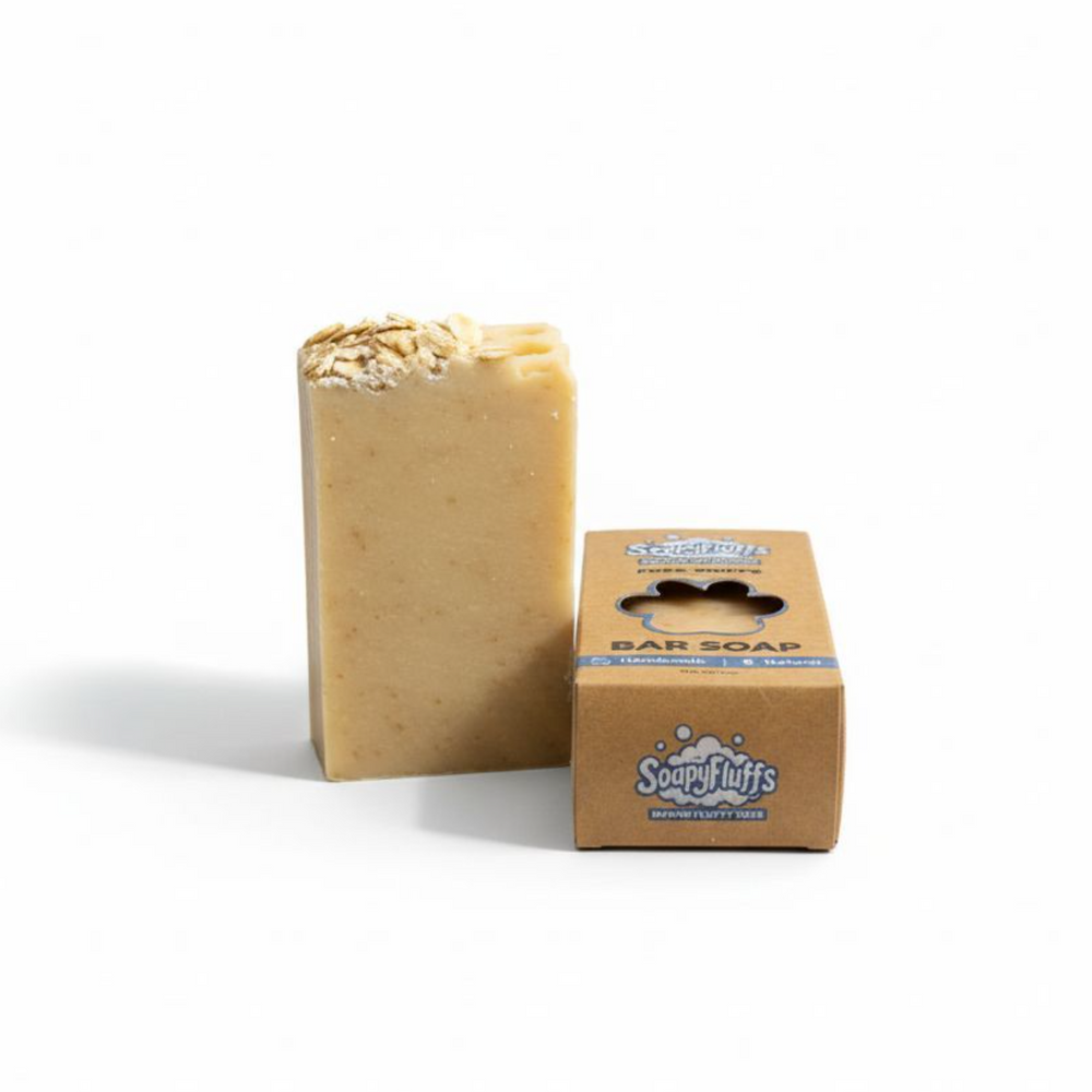 Oat Milk & Honey Tallow Soap - Eczema-Safe & Deeply Moisturizing Bar