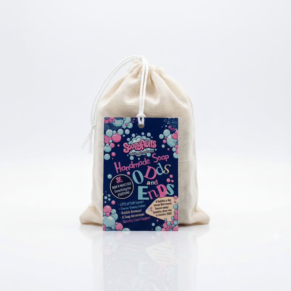 Tallow Soap Scrap Bag - 3-5oz Handcrafted Variety Discovery Pack