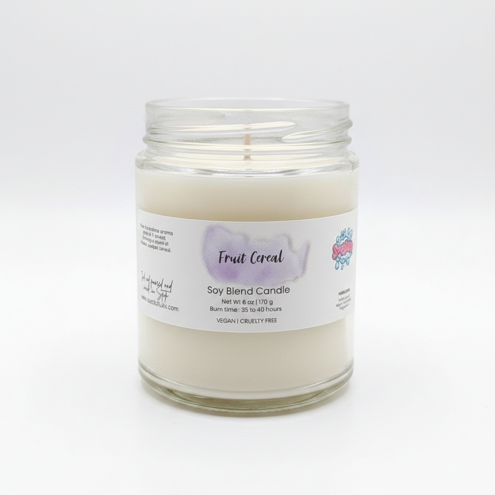 Fruit Cereal Soy Candle – Fruity & Sweet | Fun & Playful Scent
