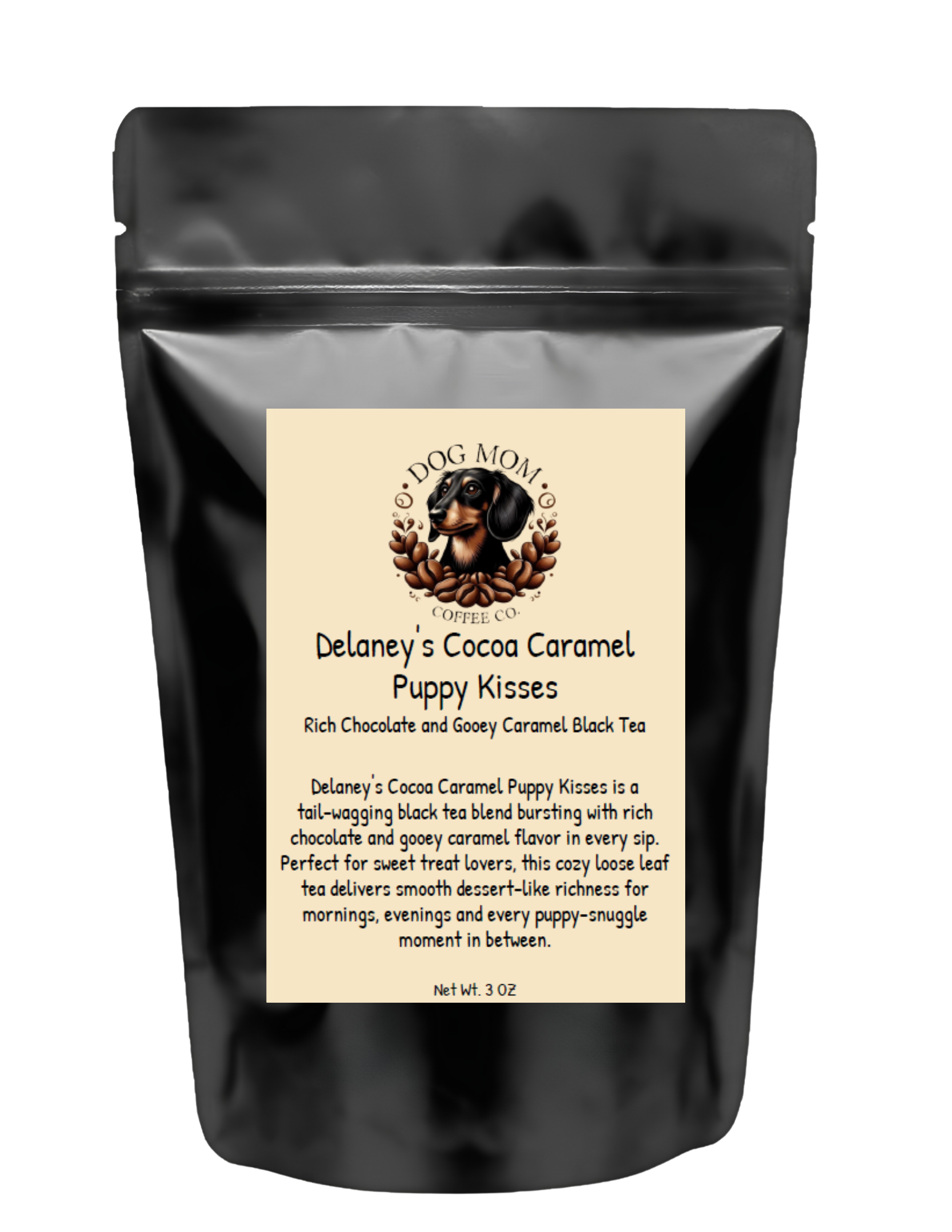 Dog Mom Tea Co. - Delaney's Cocoa Caramel Puppy Kisses