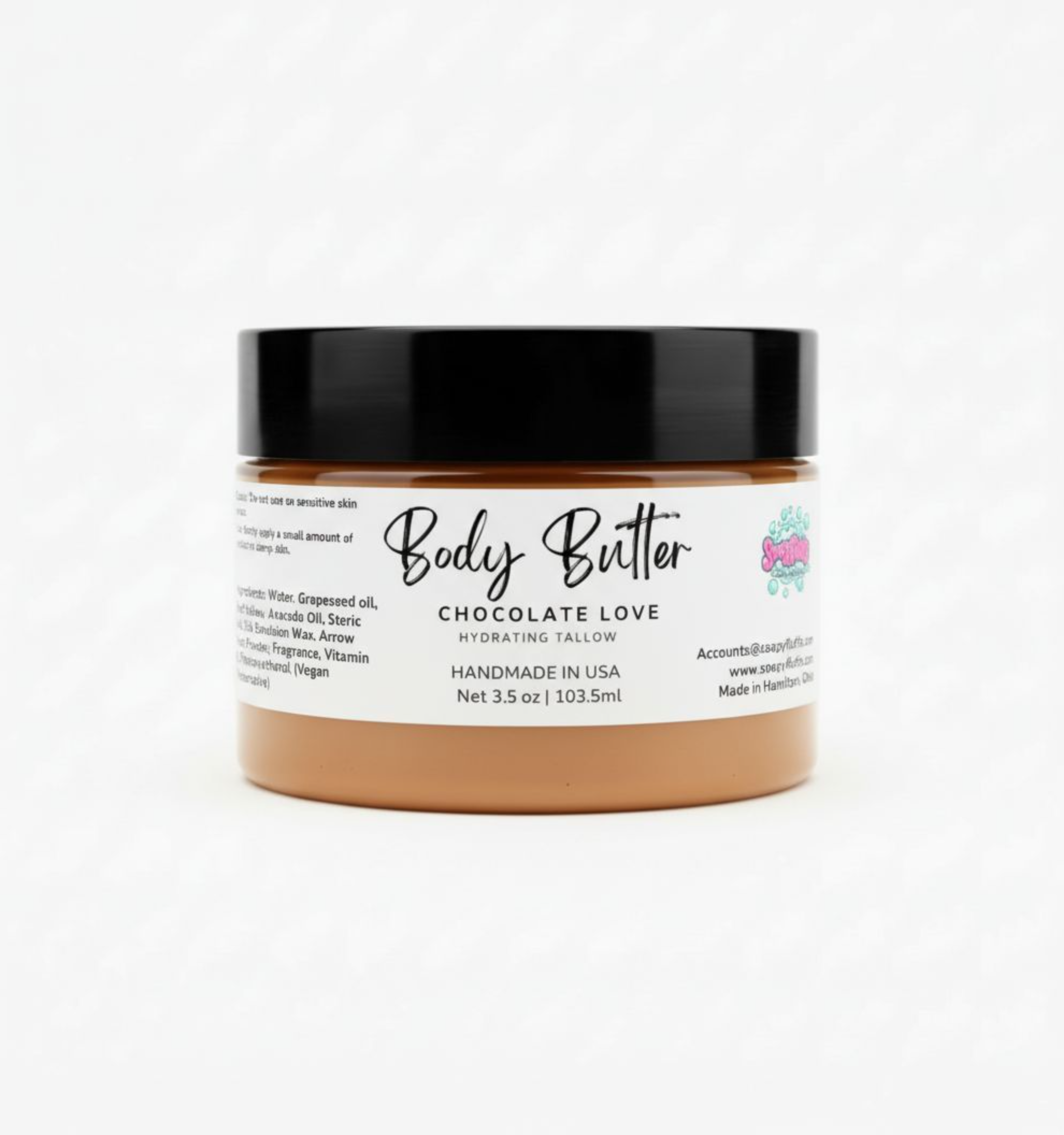Chocolate Love Body Butter - Deeply Moisturizing & Non-Toxic Tallow Cream