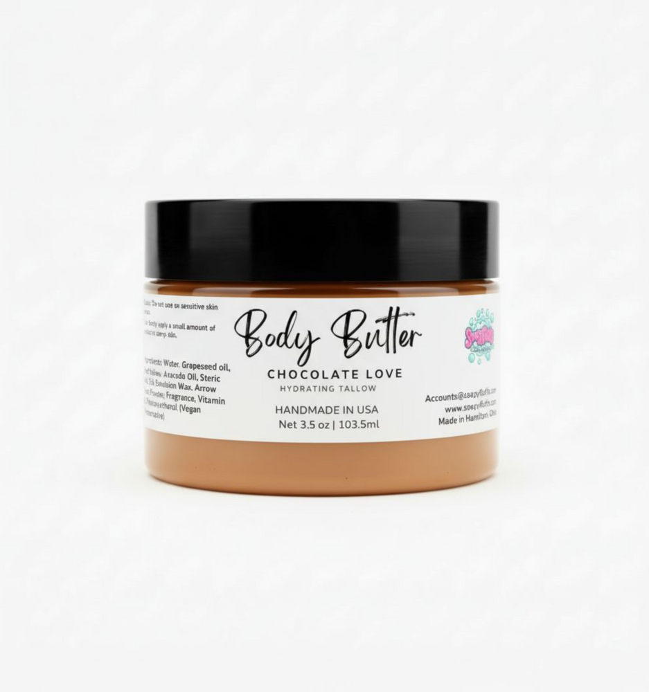 Chocolate Love Body Butter - Deeply Moisturizing & Non-Toxic Tallow Cream
