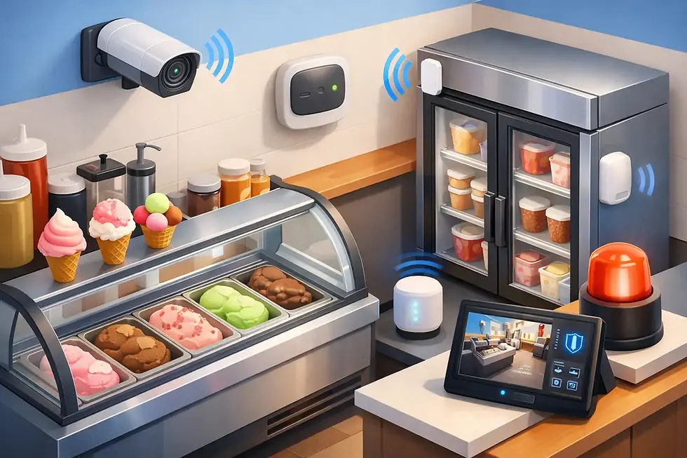 Ice Cream Shop Alarm Checklist That Prevents Loss