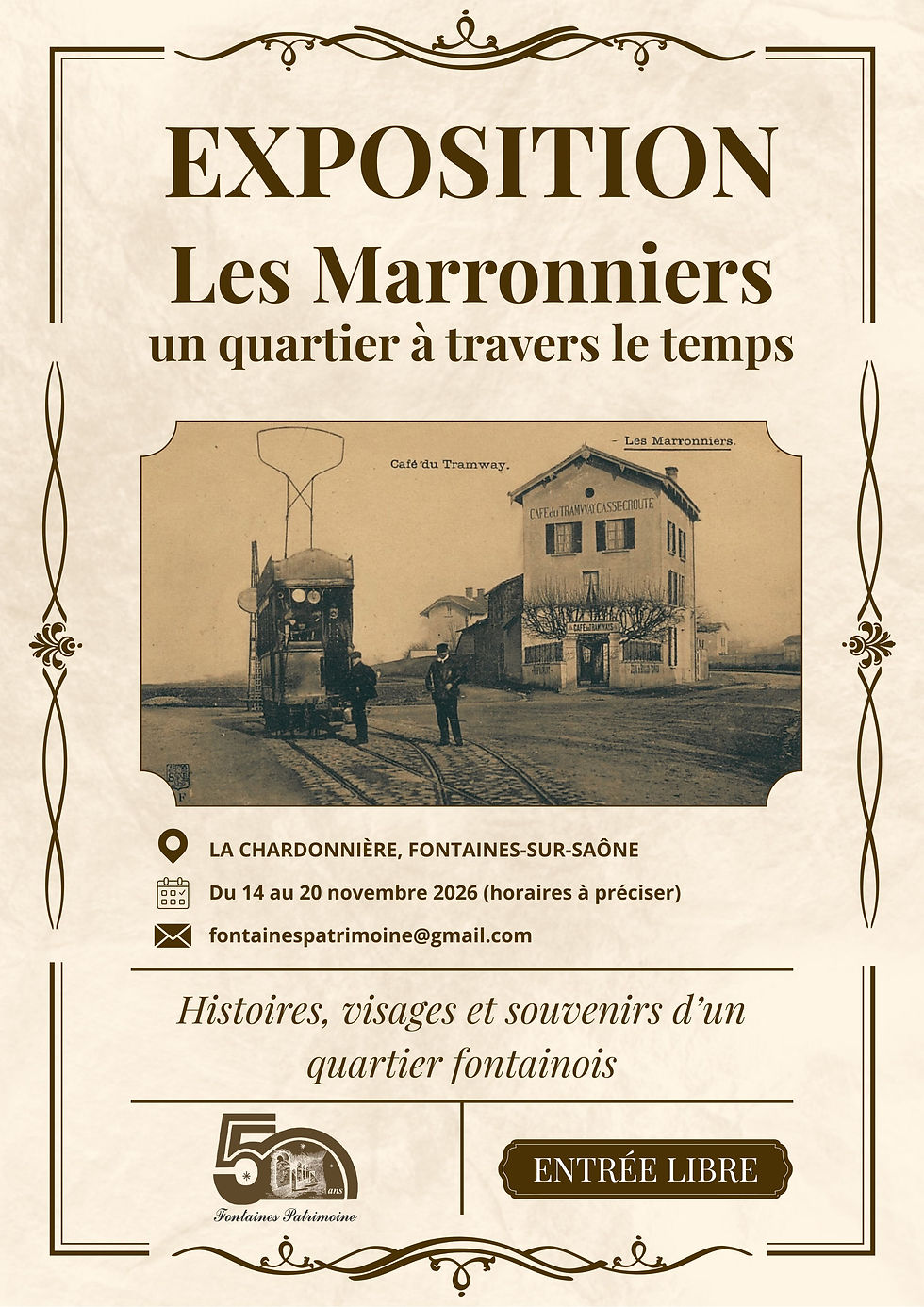Exposition Les Marronniers