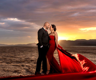 sunset editorial wedding photography couple San Diego