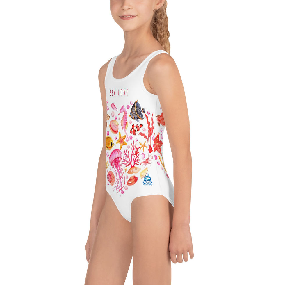 Thumbnail: All-Over Print Kids Swimsuit